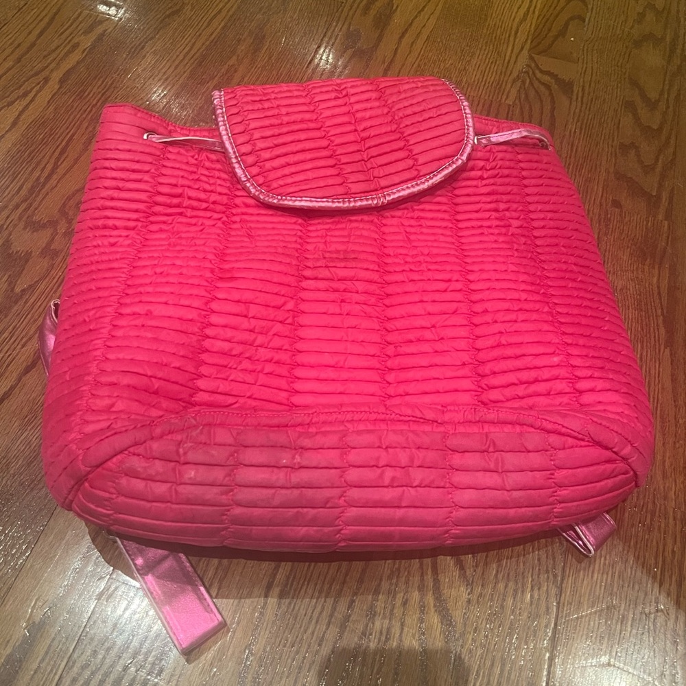 Pink school knapsack